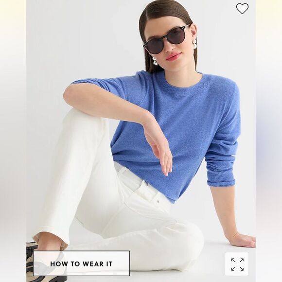 J. Crew 9" vintage slim-straight jean in white wash* - Picture 3 of 8